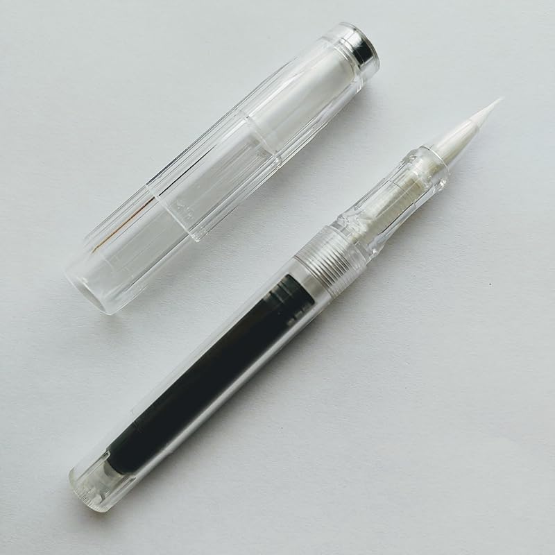 Кисть (перьевая ручка-кисть) перьевая ручка-кисточка с чернильным картриджем, компактная карманная кисточка для сотового телефона, удобная для каллиграфического письма