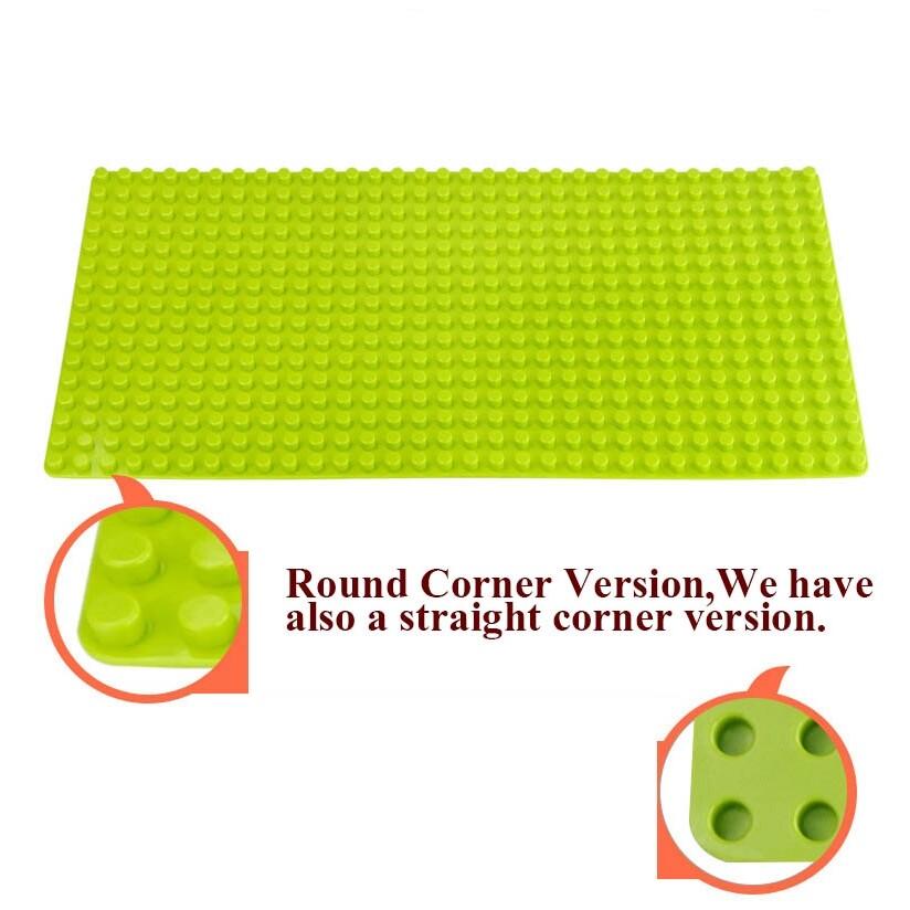 51*25,5 см Крупногабаритные строительные блоки Базовая плита Кирпичи Базовая плита DIY Развивающие игрушки для детей Кирпичная стена