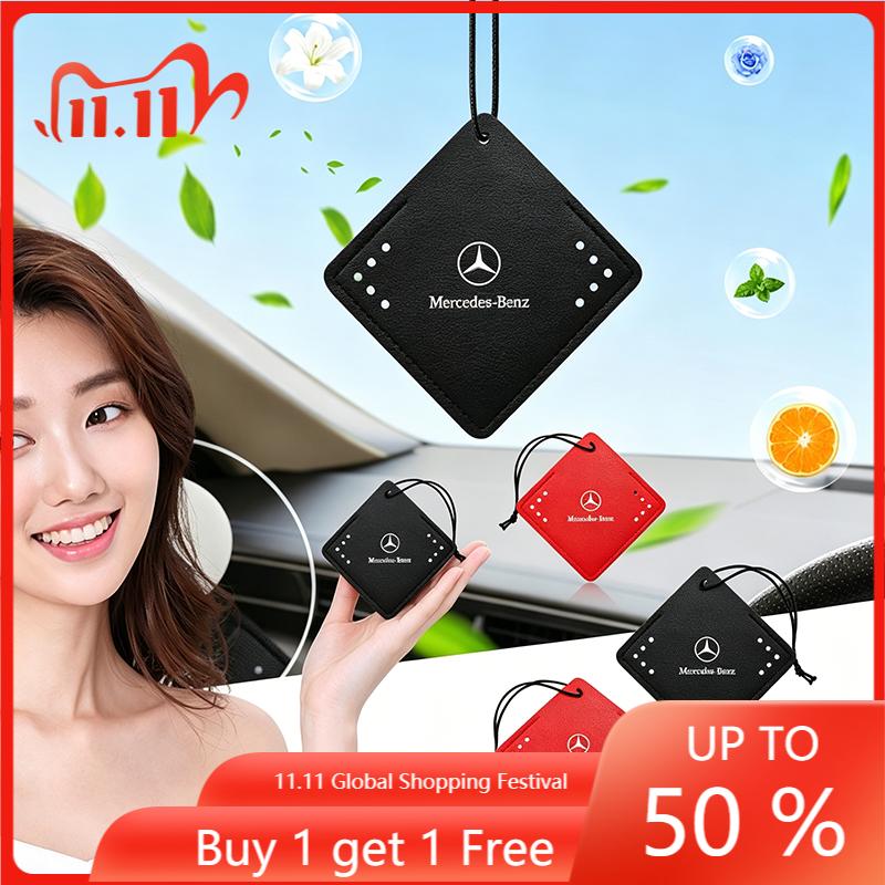 FA9Car Interior Pendant Aromatherapy Room Deodorant Sachet Stickers For Mercedes Benz C200 C300 A160 180 B200 W108 W124 W126 E