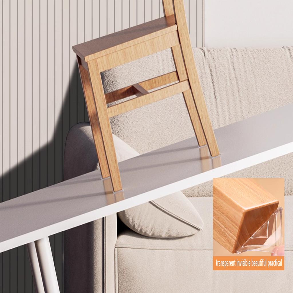 4 шт. Силиконовые нескользящие накладки, предотвращающие перемещение, коврики для ножек стола, ножки кровати, противоскользящие фиксаторы, прозрачные антивибрационные накладки, мебельные прокладки