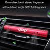 Car Aromatherapy Stick Metal Fragrance with Replacement Cores For Jeep Renegade Wrangler Cherokee Compass Patriot Accessories AJS1