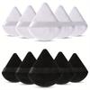 10 Pieces Powder Puffs Triangle Cosmetic Powder Puff Reusable Powder Sponge Makeup Foundation Sponge For Face Powder Makeup Tool