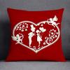 Наволочка для украшения дома на День святого Валентина с узором Купидона, квадратная наволочка, украшение для дома и офиса, наволочка