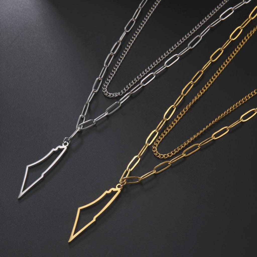 Kkjoy Новое модное ожерелье из нержавеющей стали для женщин и мужчин Простой дизайн Нерегулярные полые горы Подвеска Любовные ювелирные изделия Подарки