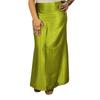 Indian Satin Silk Petticoat Bollywood Solid Inskirt Lining For Sari