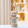 Miniature Cuddly Plush Rompers Bear Doll Keychain For Kid Gift Collect And