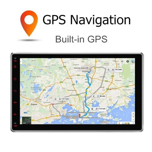 Универсальная Android 10.1 2DIN автомагнитола Autoradio Автомобильная Double Din BT FM Android Радио GPS Навигация WiFi Сенсорный Экран Мультимедиа 10.1" Сенсорный Головное Устройство В Панель