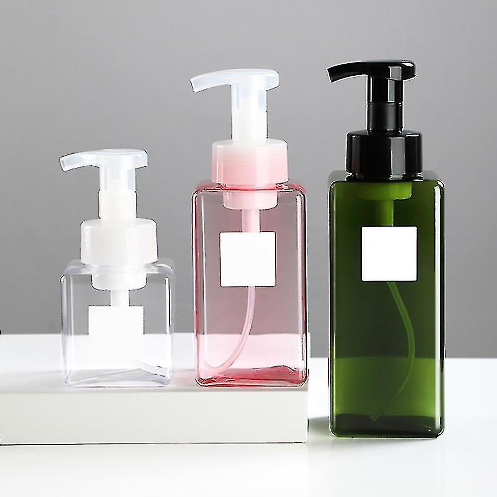 Foam Pump Bottle Hand Press Soap Foam Mousse Liquid 5 Pieces Clear