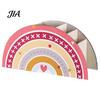 Makeup Brush Holder for Vanity Wooden Rainbow Pencil Holder, Cute Desk Organizer, School Office Art Supply Study Decor Students Kids, Teacher