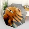 Garfield Outdoor Rain Umbrella - Automatic Opening/Closing, Foldable Design, 8-Rib Iron Frame, Suitable for Fans, Travel, Daily Use, Ideal G
