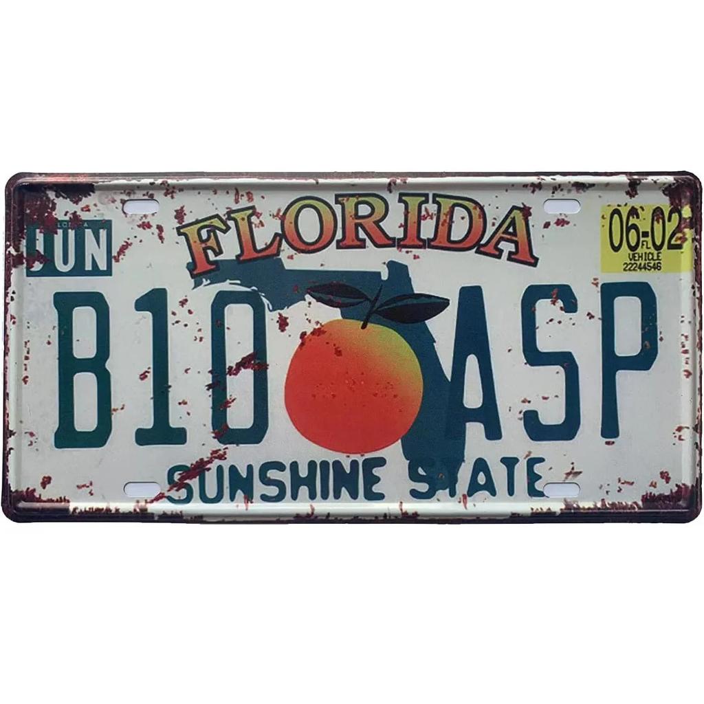 Винтажный номерной знак, ржавый металлический знак, передняя часть автомобиля, персонализированный номерной знак, новинка, старый номерной знак, декор для гаража, бара, клуба, кафе