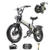 BURCHDA New RX10 Dual Motors 2500W 50 KM/H Foldable Electric Bike 48V20AH Lithium Battery 20-inch 4.0 Fatbike Electric Bike
