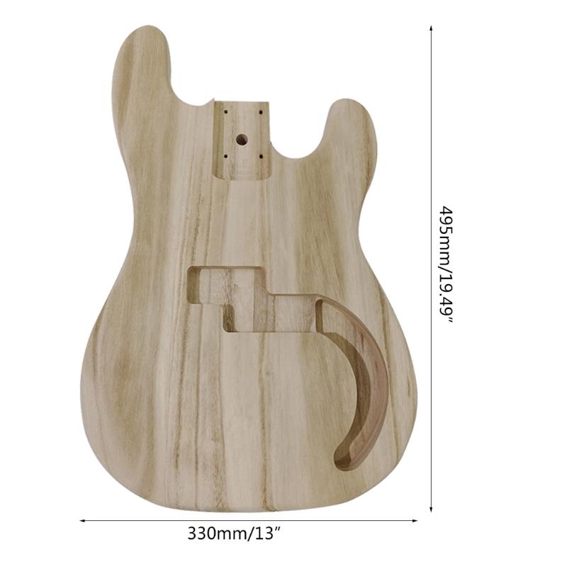 Guitar Body Parts, Handcrafted Guitar Accessories On White Wooden Cymbal for PB Style