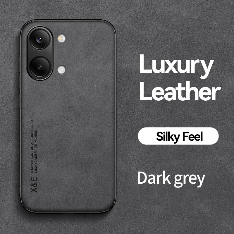 KEYSION Роскошный ретро чехол из ПУ-кожи для телефона Xiaomi POCO X8 Pro/Max - Ударопрочный и шелковистый на ощупь
