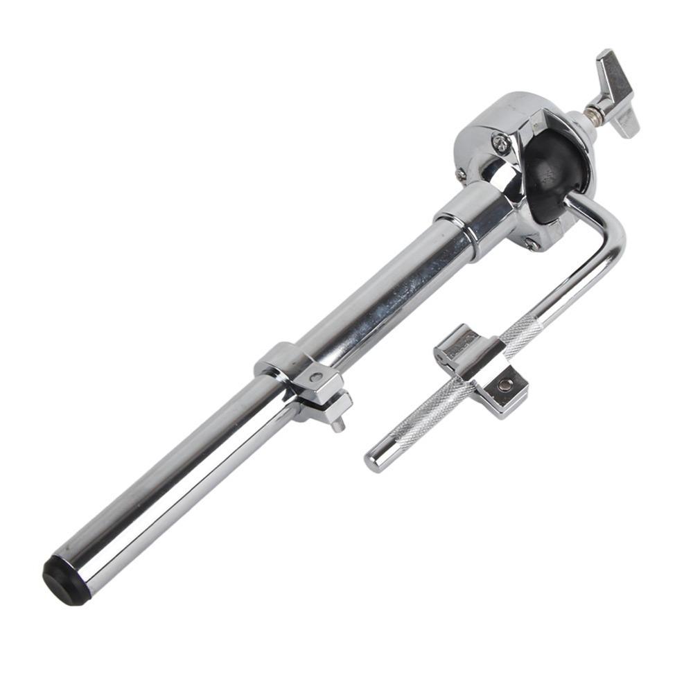 SIlver Drum Boom Stand Metal Percussion Drum Parts Durable Single Tom Holder For Jazz Drum Set