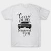 Asian Size Cotton Unisex Tshirt Print T-shirt Carry On My Wayward Son T-shirt No-Cut Print Regular Fit