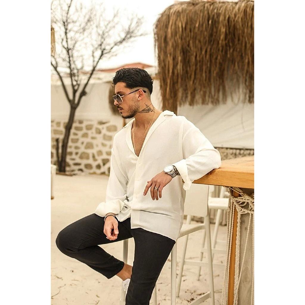 Текстурированная рубашка оверсайз