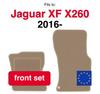 Car Floor Mats Front For: Jaguar Xf X260 Sedan, Wagon (2016-)