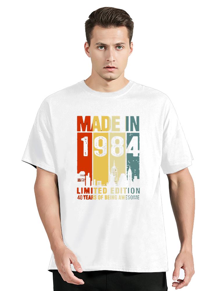 Funny Made In Limited Edition Classic Tshirt Casual Fitness T Shirt Cotton Tops Tee Unisexs Clothes Oversized Unisex Tshirt