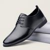 Fashion Casual Leather Shoes New Arrival Man Oxford Shoes Comfortable Low-top Formal Dress Footwear Business Male Derby Shoes Sneakers