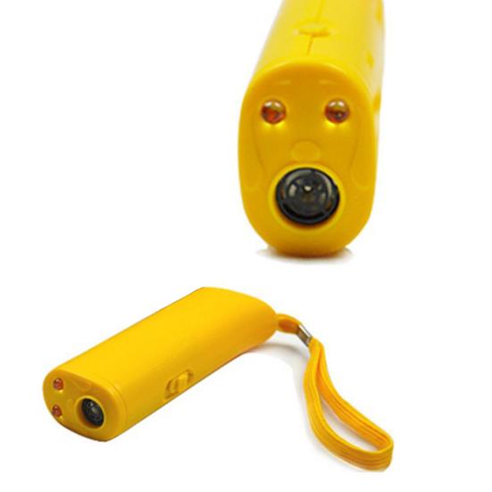 Ultrasonic Anti Barking Pet Repeller Control Training LED Light Device