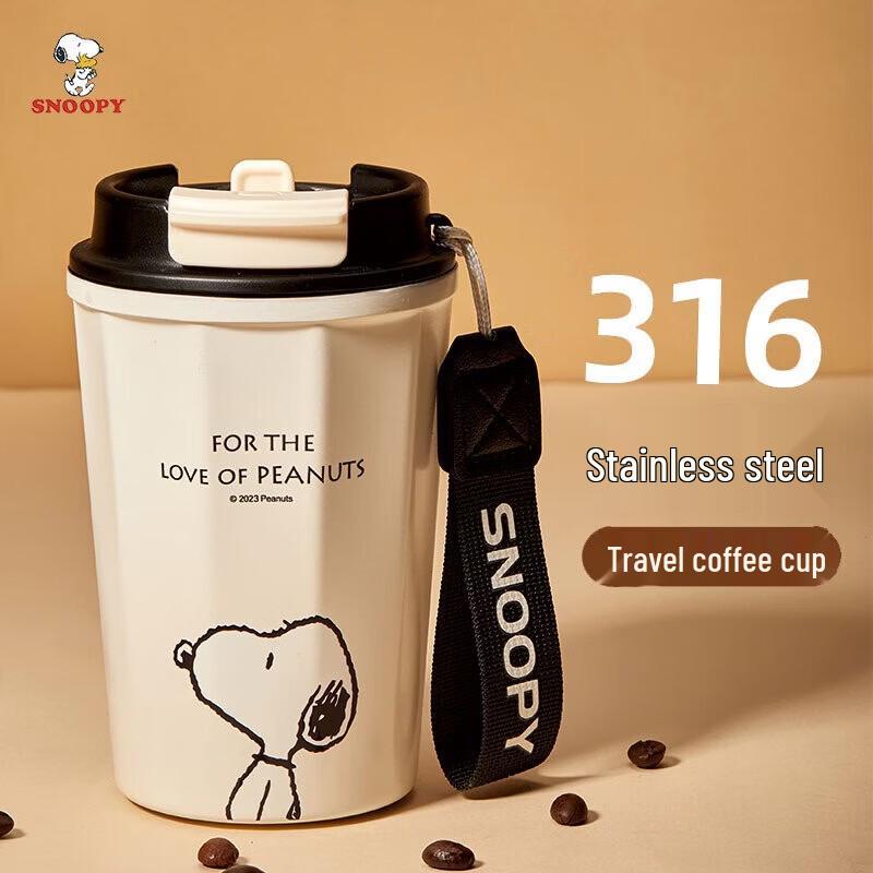 SNOOPY Портативная термокружка для кофе и воды