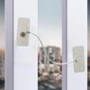 Plastic Windows Lock with Key Door Safety Restrictor Anti Fall Children Safety Windows Lock Window