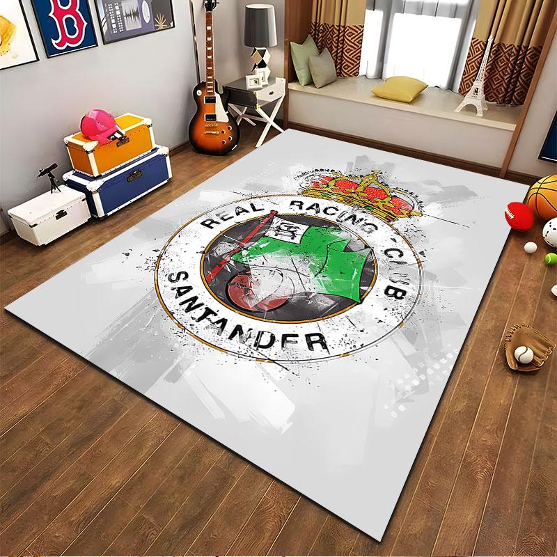 Real Racing Club Logo Carpet suitable as a non-slip mat for the living room or bedroom sofa