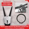 LEONTOOL Snap Ring Long for 3mm Jaw Tip 318mm Overall Straight Dedicated Tool for Removing Snap Rings Pliers, Straight, Type, Shafts, Diameter,