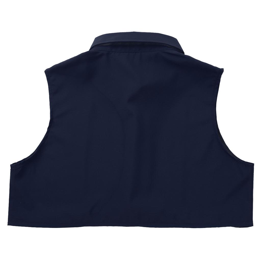 Mens Fashion Fake Collar Detachable Dickey Collar Solid Color Decorative Half Shirts False Collar