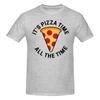 Its Pizza Time All The Time Flattering For All Body Types Tshirt Japanese Style Lazy Atmosphere Tees