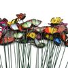 50Pcs Butterflys Stakes Colorful Simulation Butterflys Outdoor Garden Yard Plant Flowers Pot Spring Garden Decoration 25*4cm