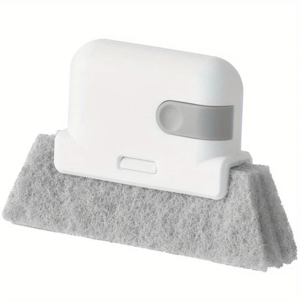 2 in 1 Groove Cleaning Tool Window Frame Door Groove Cleaning Brush Sliding Door Track Cleaning Tools Hand-held Crevice Cleaner