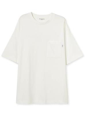 Gelato Pique HOMME Хлопковая футболка с одним принтом для мужчин PMCT234993 OWHT