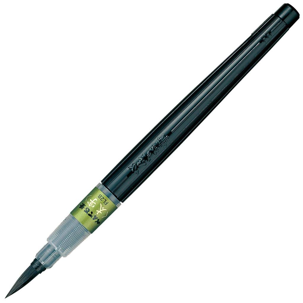 Каллиграфический маркер Pentel XFL2B, Черные чернила, Bold, 40 230 15 мм, Японский инструмент для каллиграфии