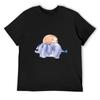 Little Sloth And Elephant Watercolor T-Shirt Customs Anime Figures Mens Graphic T-Shirts