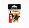 Sasame F-721 Chinu Ringed Offset Hook Gold Размер 1 (0661)