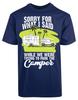 Извините за то, что я сказал, пока мы пытались припарковать кемпер. Новая мужская футболка