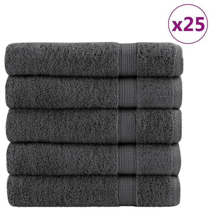 VidaXL Superior Quality Bath Towels 25 Pcs, Shower Towels, Bath Sheets, Guest Towels of 137167
