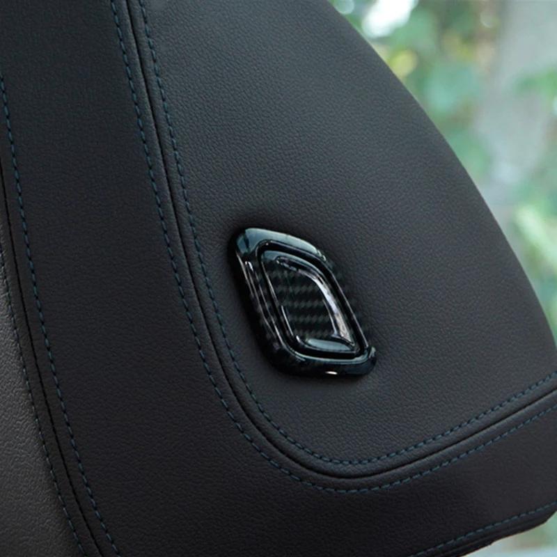 Подголовник переднего сиденья автомобиля, кнопка переключения, накладка для BMW 3 серии G20 G28 X3 X4 G01 G02 2018-20, авто интерьер