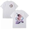 Japanese Anime Demon Slayer T-Shirts Kimetsu No Yaiba Printed T Shirt Unisex Women Clothing Fashion Oversized Short Sleeve T Shirt
