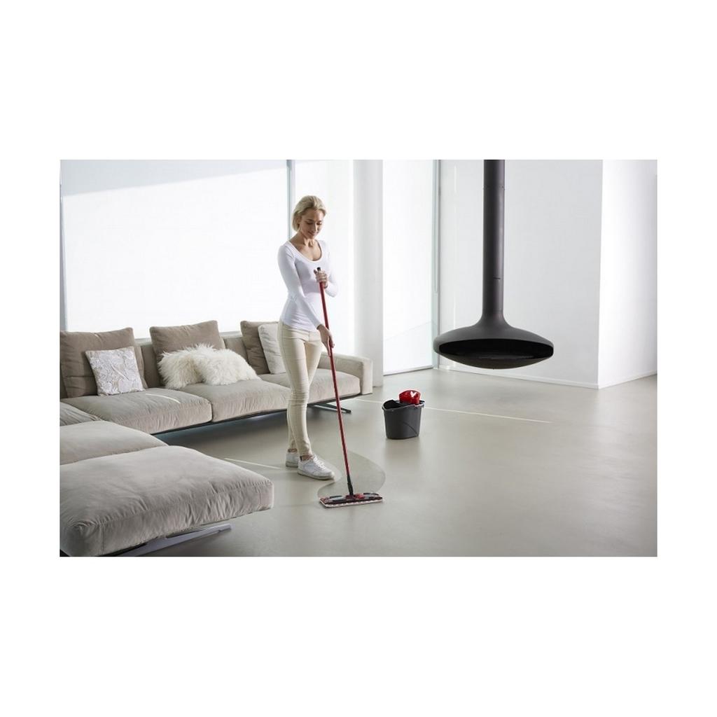 Vileda Ultramax Mop with Dual Action Bucket Red/Gray