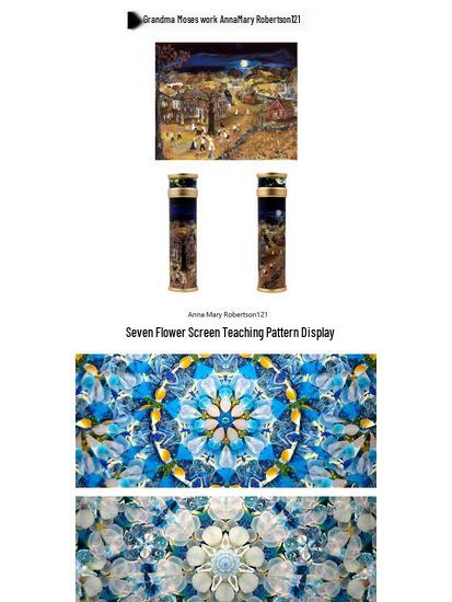 Grandma Moses Art Kaleidoscope Prism - Handmade Collectible Birthday Gift