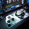 Blue Lock Наги Сэйсиро Коврик для мыши Игровой RGB Мультяшный Коврик для мыши Клавиатура с подсветкой Игровая Девушка XXL Коврик для ноутбука Накладки на стол Настольный коврик