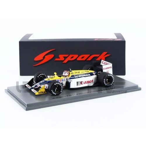 Spark 1/43 Scale Williams FW11B F1 1987 Hungarian Grand Prix Winner #6 N. Piquet