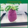 Plush Colorful Eggplant Doll Keychain Adorable Stress Reliever For Everyday Use