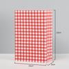 Kraft Paper Gift Packaging Bags Colorful Plaid Candy Bags Checkered Gift Bags  for Christmas
