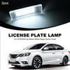 2 шт. Светодиодная подсветка номерного знака Canbus для Nissan Altima Rogue Sentra Versa 2019/2020-вверх