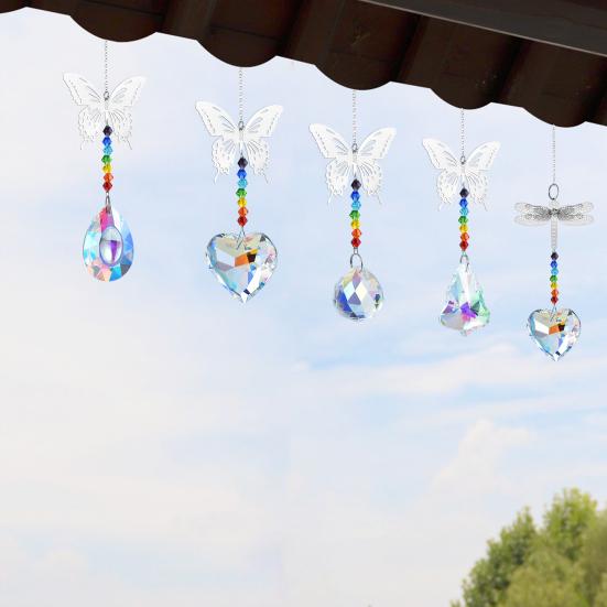 Бабочка Стрекоза Солнце Подарок Декоративный Ловец Подвеска с колокольчиками широкого применения Подвеска с колокольчиками для дома