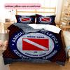 Argentinos Juniors  Pattern Bedding Quilt Set  Home Decoration  Gift (1 * duvet cover + 2 * pillowcase  without core)